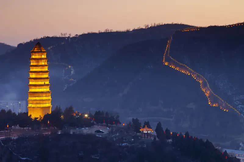 延安黄土高原